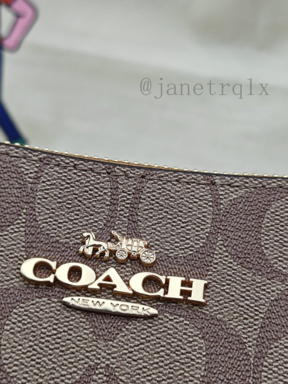 🎶🎶Coach Teri Shoulder Bag In Signature Canvas brown - Picture 5 of 7
